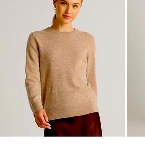 Quince Mongolian Cashmere Crew Neck Sweater
